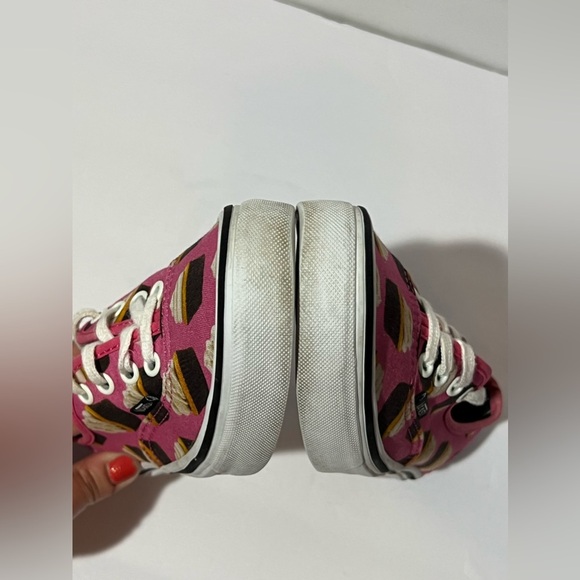 Vans Late Night Cupcake Low Top Pink Canvas Skate Shoes Sneakers M Sz 4.5 L Sz 6 - Picture 6 of 10